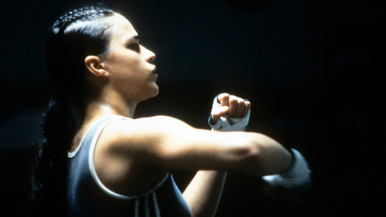Diana practicing her punches in Girlfight (2000)