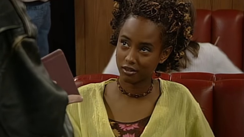 Angela Moore talking to Shawn