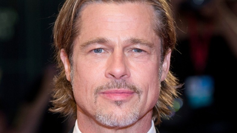 Brad Pitt smiling