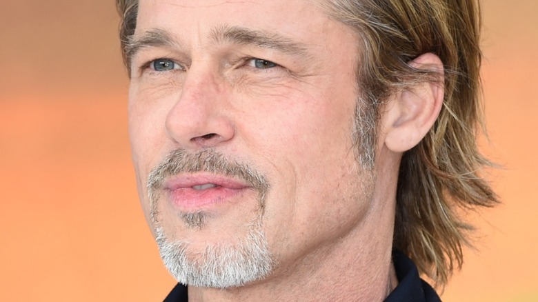 Close-up of Brad Pitt