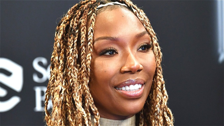 Brandy Norwood smiling