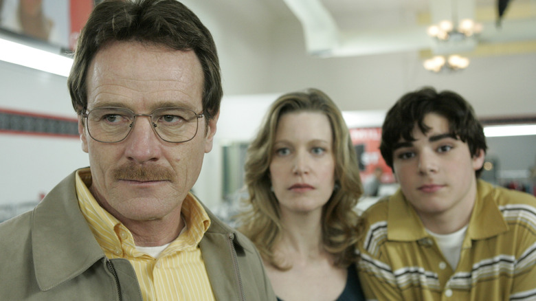 Walt Jr. Skyler and Walter are contemplative