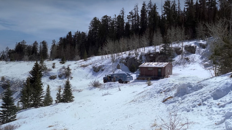 Walt's hideout cabin in New Hampshire