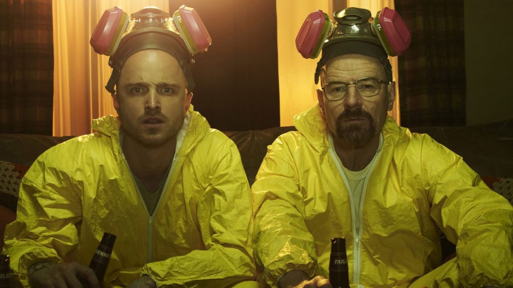 Bryan Cranston and Aaron Paul in Breaking Bad