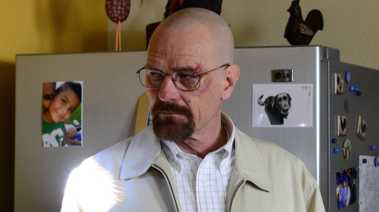 Walter White looking angry