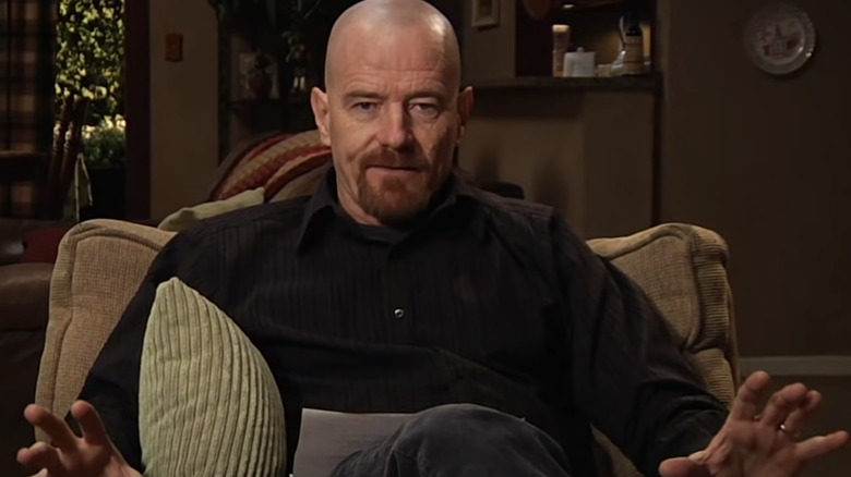 Bryan Cranston sitting in armchair