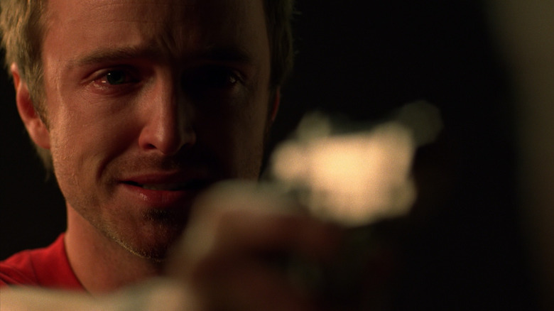 Jesse prepares to shoot Gale