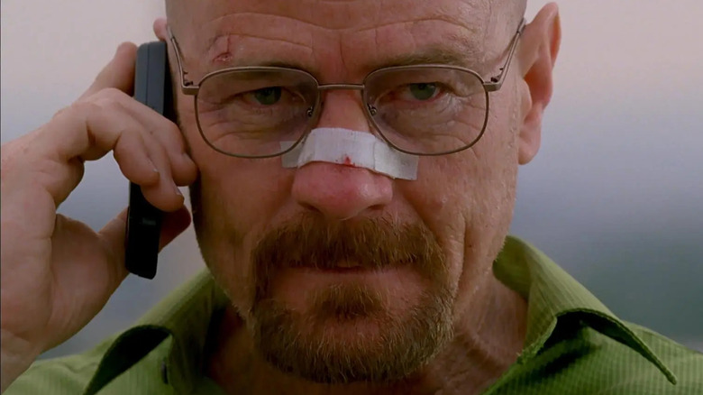 Breaking Bad Walter White on phone