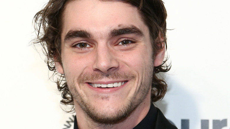 RJ Mitte smiling at AIDs Foundation event