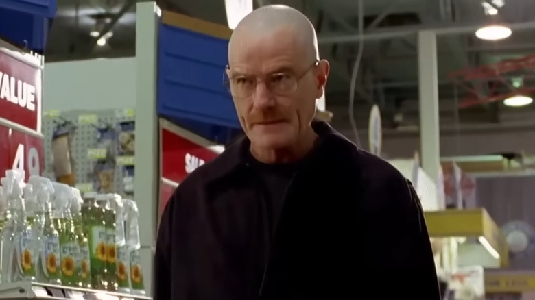 Walter White in grocery store