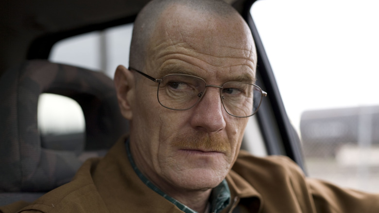 Walter White in car suspicious