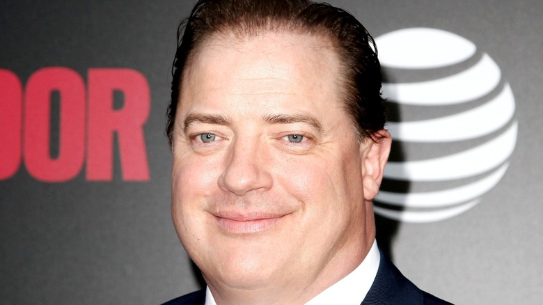 Brendan Fraser smiling