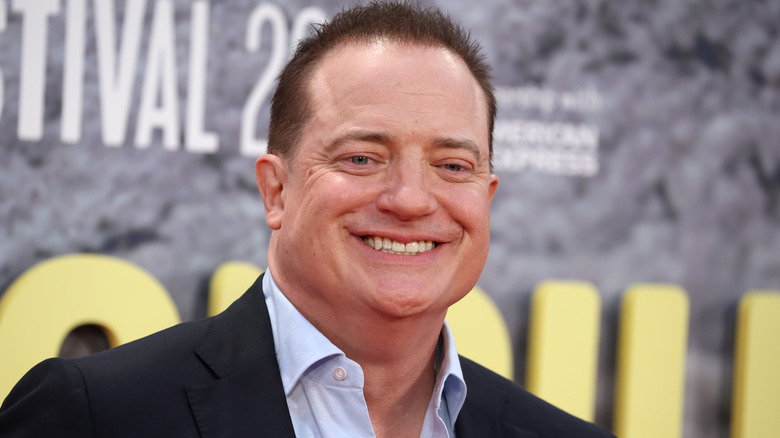 Brendan Fraser smiling