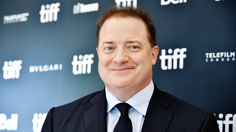 Brendan Fraser smiling