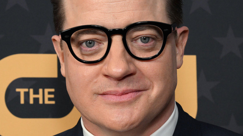 Brendan Fraser dark-rimmed glasses