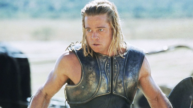Brad Pitt as Achilles upset