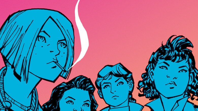 Paper Girls Brian K. Vaughan cover vol. 1