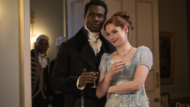 Francesca and John smiling together