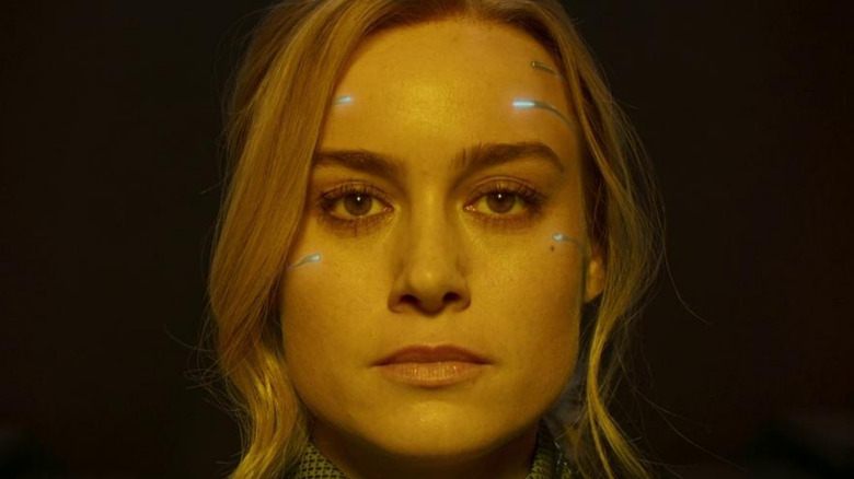 Brie Larson as Captain Marvel in Captain Marvel 