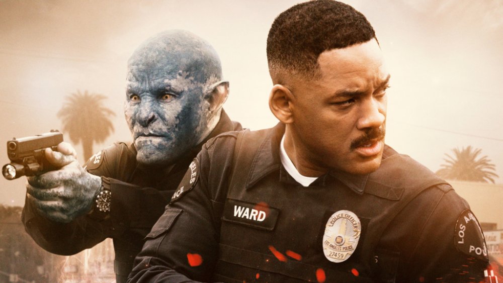 Joel Edgerton and Will Smith on Netflix's poster for Bright