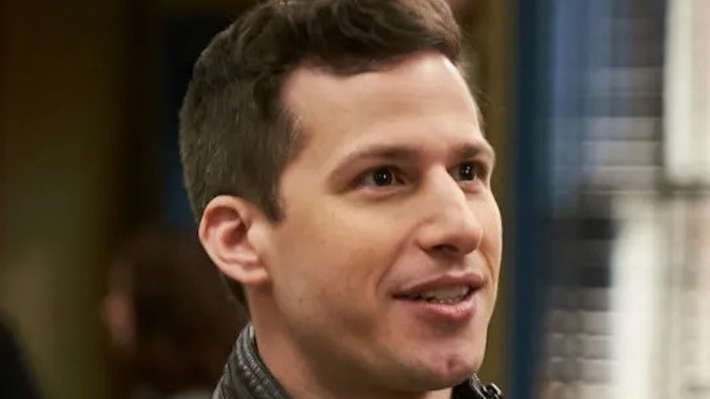 Jake Peralta looking excited