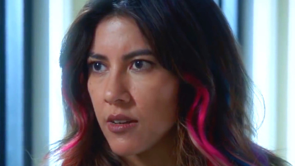 Rosa Diaz bright red highlights