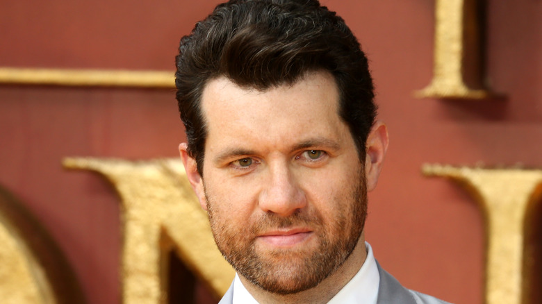 Billy Eichner with beard on red carpet