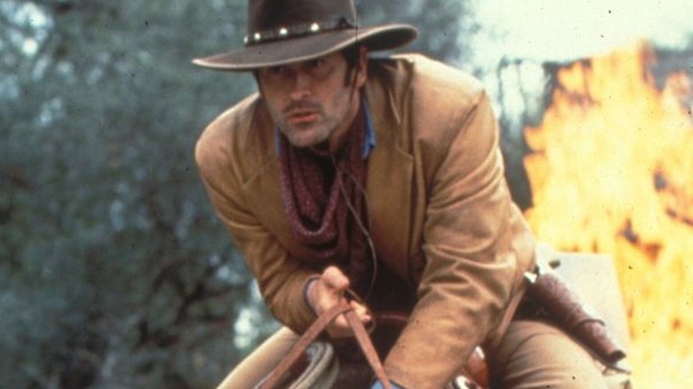 Brisco County, Jr riding horse