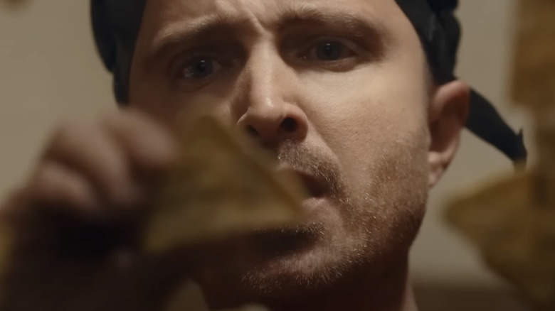 Jesse Pinkman looking at PopCorners