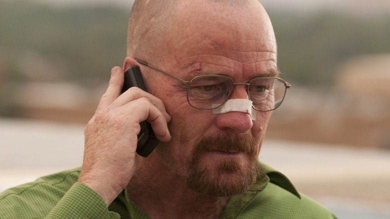 Walter White on the phone