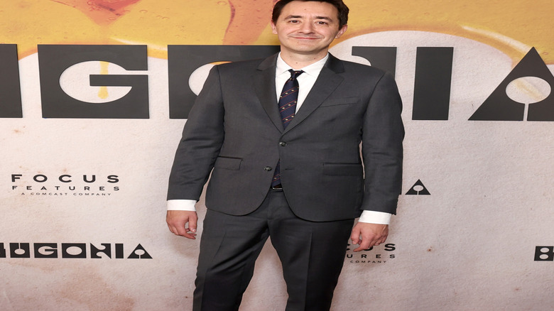 Will Tracy at the NY premiere of "Bugonia"