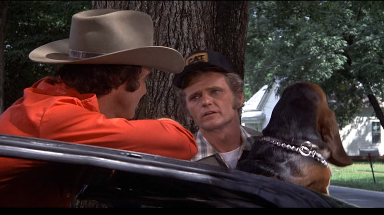 Bandit talking to Snowman
