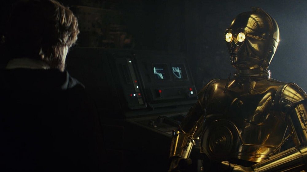 C3PO in the shadows