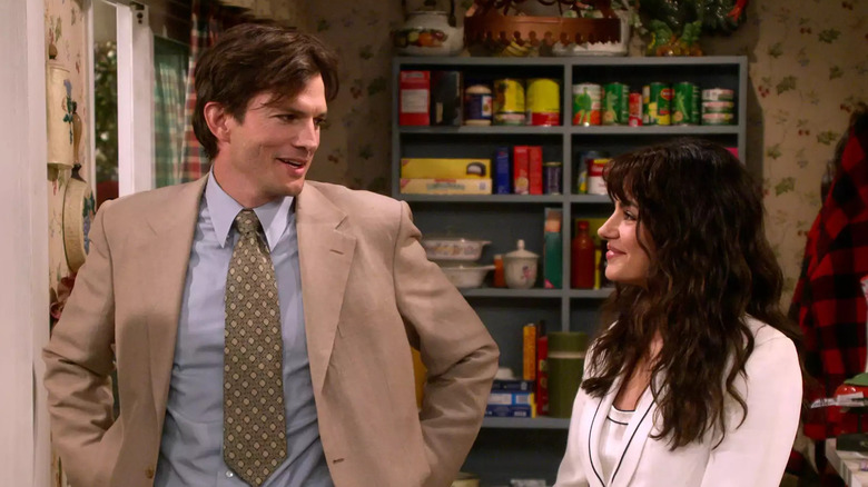 Kelso and Jackie smile