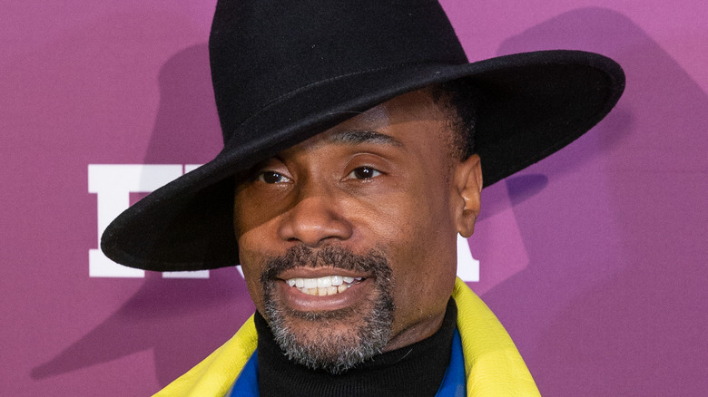 Billy Porter large black hat