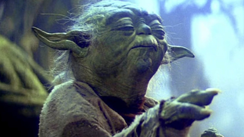 Yoda uses the Force