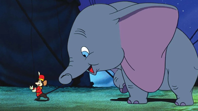 Timothy Q. Mouse leading Dumbo in Dumbo (1941)