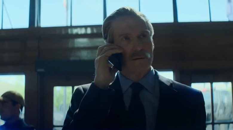 General Thunderbolt Ross talking on phone