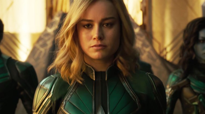 Brie Larson Kree armor Captain Marvel