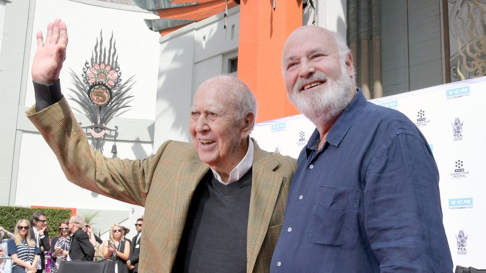 Carl Reiner and Rob Reiner