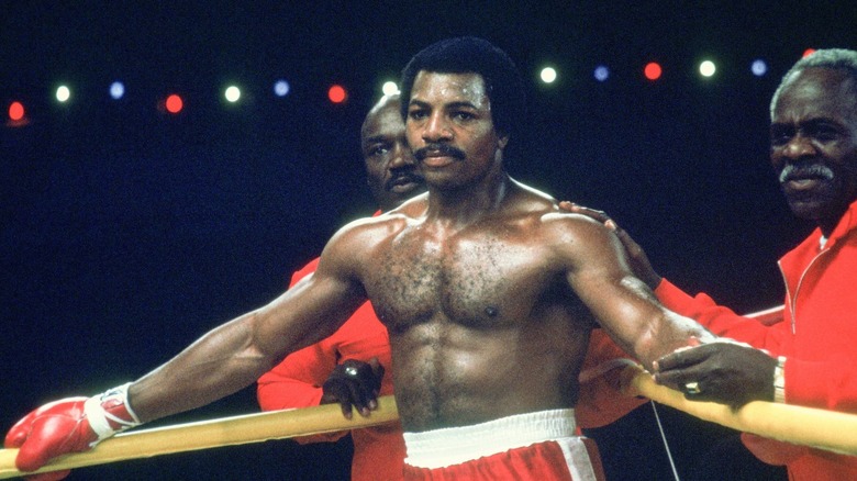 Apollo Creed faces Rocky