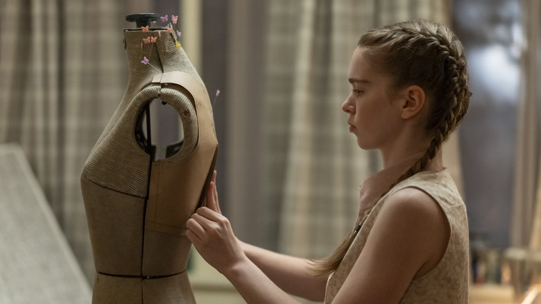 Carrie making her dress (2026)