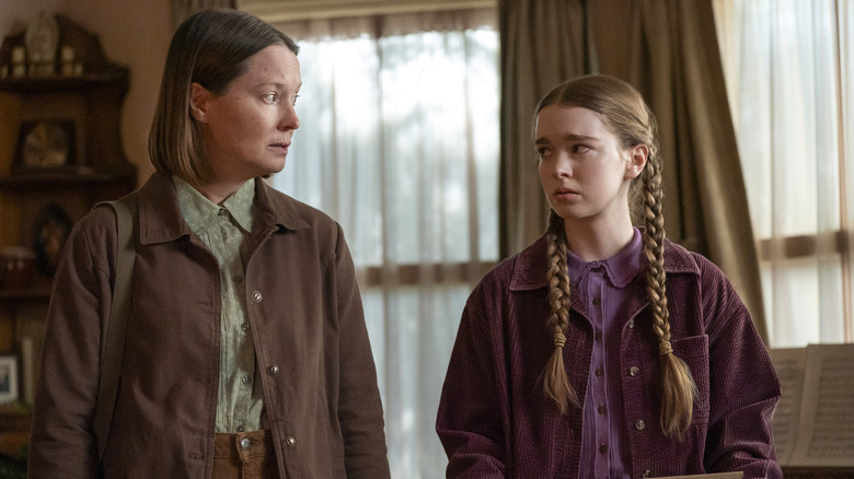 Carrie and Margaret looking at each other (2026)