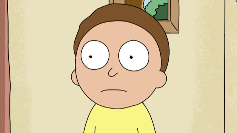 Morty frowning