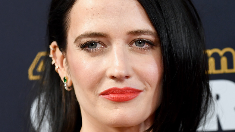 Eva Green in red lipstick