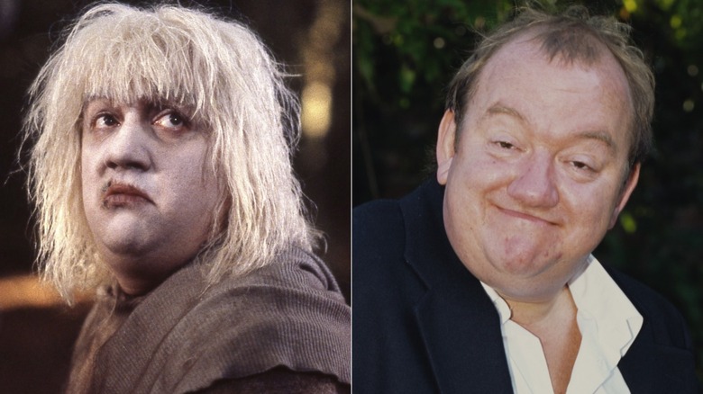 The Albino and Mel Smith side by side