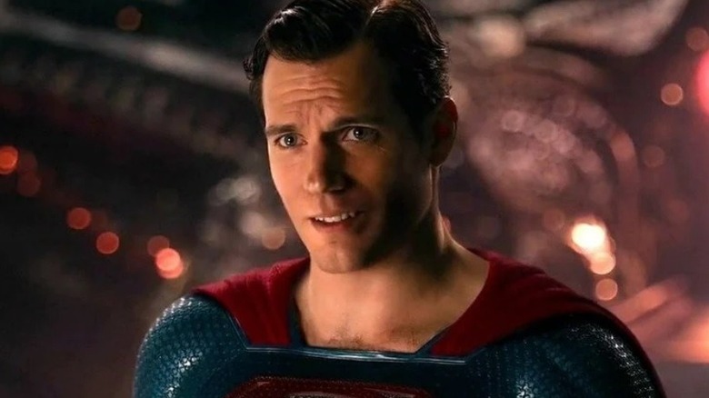 Superman smiling