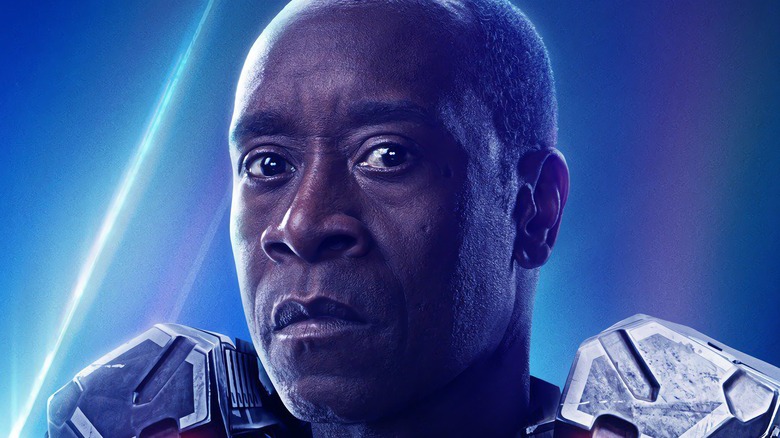 Rhodey in War Machine suit