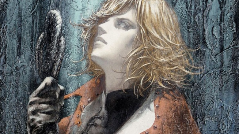 Leon Belmont holding Vampire Killer in Castlevania: Lament of Innocence 2003