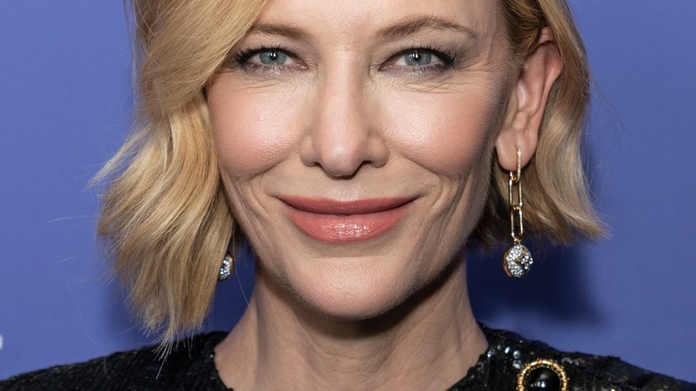 Cate Blanchett smiles